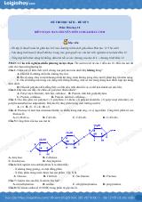 Đề thi học kì 1 Hóa 12 Chân trời sáng tạo - Đề số 9